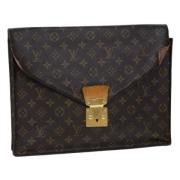 Pre-owned Canvas louis-vuitton-bags Louis Vuitton Vintage , Brown , Da...