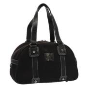 Pre-owned Canvas shoulder-bags Burberry Vintage , Black , Dames