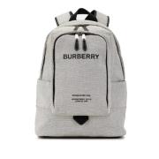 Pre-owned Canvas backpacks Burberry Vintage , Gray , Dames