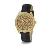 Dames Armbandhorloge G Gloss zwart, goud 36 mm Gw0608L2 Guess , Yellow...