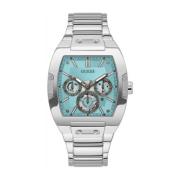 Herenhorloge Phoenix zilverkleurig 43 mm Guess , Gray , Heren