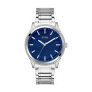 Herenhorloge Dex 44 mm zilver, blauw Gw0626G1 Guess , Gray , Heren