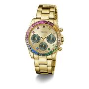 Dames Armbandhorloge Halo Rainbow Guess , Multicolor , Dames