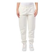 Witte sweatpants met trekkoord in de taille K-Way , White , Dames