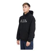 Zwarte hoodie losse pasvorm herfst winter Vans , Black , Heren