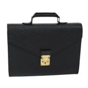 Pre-owned Leather louis-vuitton-bags Louis Vuitton Vintage , Black , D...