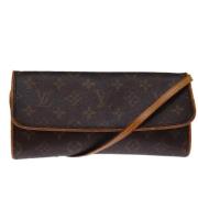 Pre-owned Canvas louis-vuitton-bags Louis Vuitton Vintage , Brown , Da...