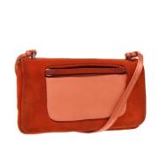 Pre-owned Suede prada-bags Prada Vintage , Orange , Dames