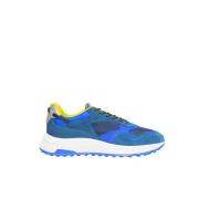 Blauwe Sneakers Urban Stijl Ss23 Hogan , Blue , Heren