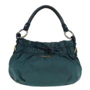 Pre-owned Fabric prada-bags Prada Vintage , Green , Dames