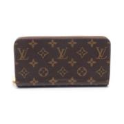 Pre-owned Leather wallets Louis Vuitton Vintage , Pink , Dames