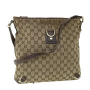 Pre-owned Leather gucci-bags Gucci Vintage , Brown , Dames