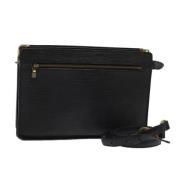 Pre-owned Leather louis-vuitton-bags Louis Vuitton Vintage , Black , D...