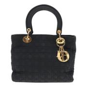 Pre-owned Nylon handbags Dior Vintage , Black , Dames