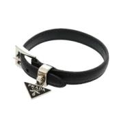 Pre-owned Leather bracelets Prada Vintage , Black , Dames