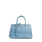 Pre-owned Leather prada-bags Prada Vintage , Blue , Dames