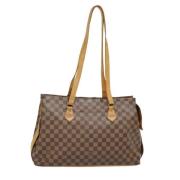 Pre-owned Canvas totes Louis Vuitton Vintage , Brown , Dames