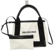 Pre-owned Canvas balenciaga-bags Balenciaga Vintage , White , Dames