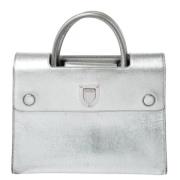 Pre-owned Leather dior-bags Dior Vintage , Gray , Dames