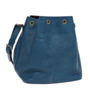 Pre-owned Leather louis-vuitton-bags Louis Vuitton Vintage , Blue , Da...