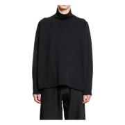 Zwarte Turtle Neck Tee Jersey Jan-Jan VAN Essche , Black , Heren