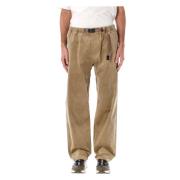 Katoenmix Corduroy Chino Broek Gramicci , Brown , Heren