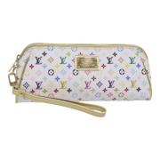 Pre-owned Canvas louis-vuitton-bags Louis Vuitton Vintage , White , Da...