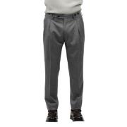 Relaxte broek met bretels Berwich , Gray , Heren