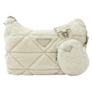 Pre-owned Fabric prada-bags Prada Vintage , White , Dames