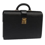 Pre-owned Leather louis-vuitton-bags Louis Vuitton Vintage , Black , D...