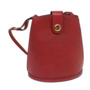 Pre-owned Leather louis-vuitton-bags Louis Vuitton Vintage , Red , Dam...