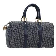 Pre-owned Canvas dior-bags Dior Vintage , Blue , Dames