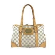 Pre-owned Fabric shoulder-bags Louis Vuitton Vintage , White , Dames