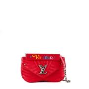 Pre-owned Leather louis-vuitton-bags Louis Vuitton Vintage , Red , Dam...