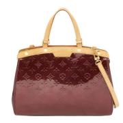 Pre-owned Leather louis-vuitton-bags Louis Vuitton Vintage , Red , Dam...