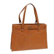 Pre-owned Leather dior-bags Dior Vintage , Brown , Dames