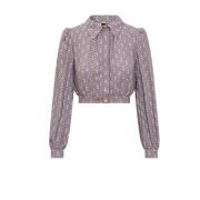 Multicolor Stijlvolle Damesblouse Elisabetta Franchi , Multicolor , Da...