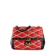 Pre-owned Leather louis-vuitton-bags Louis Vuitton Vintage , Red , Dam...