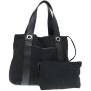 Pre-owned Canvas totes Bvlgari Vintage , Black , Dames