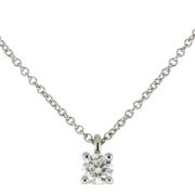 Pre-owned Platinum necklaces Tiffany & Co. Pre-owned , Gray , Dames