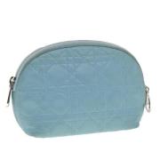 Pre-owned Leather dior-bags Dior Vintage , Blue , Dames