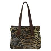 Pre-owned Canvas totes Prada Vintage , Brown , Dames