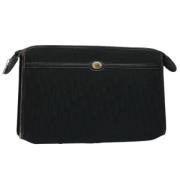 Pre-owned Canvas clutches Dior Vintage , Black , Dames