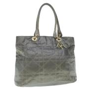 Pre-owned Coated canvas dior-bags Dior Vintage , Gray , Dames