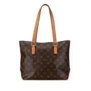 Pre-owned Canvas handbags Louis Vuitton Vintage , Brown , Dames