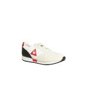 Witte Leren Omega Sneakers le coq sportif , Beige , Heren