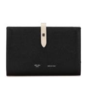 Pre-owned Leather wallets Celine Vintage , Black , Dames