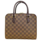 Pre-owned Canvas handbags Louis Vuitton Vintage , Brown , Dames