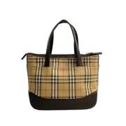 Pre-owned Canvas totes Burberry Vintage , Brown , Dames