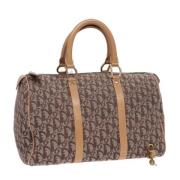 Pre-owned Canvas travel-bags Dior Vintage , Brown , Dames